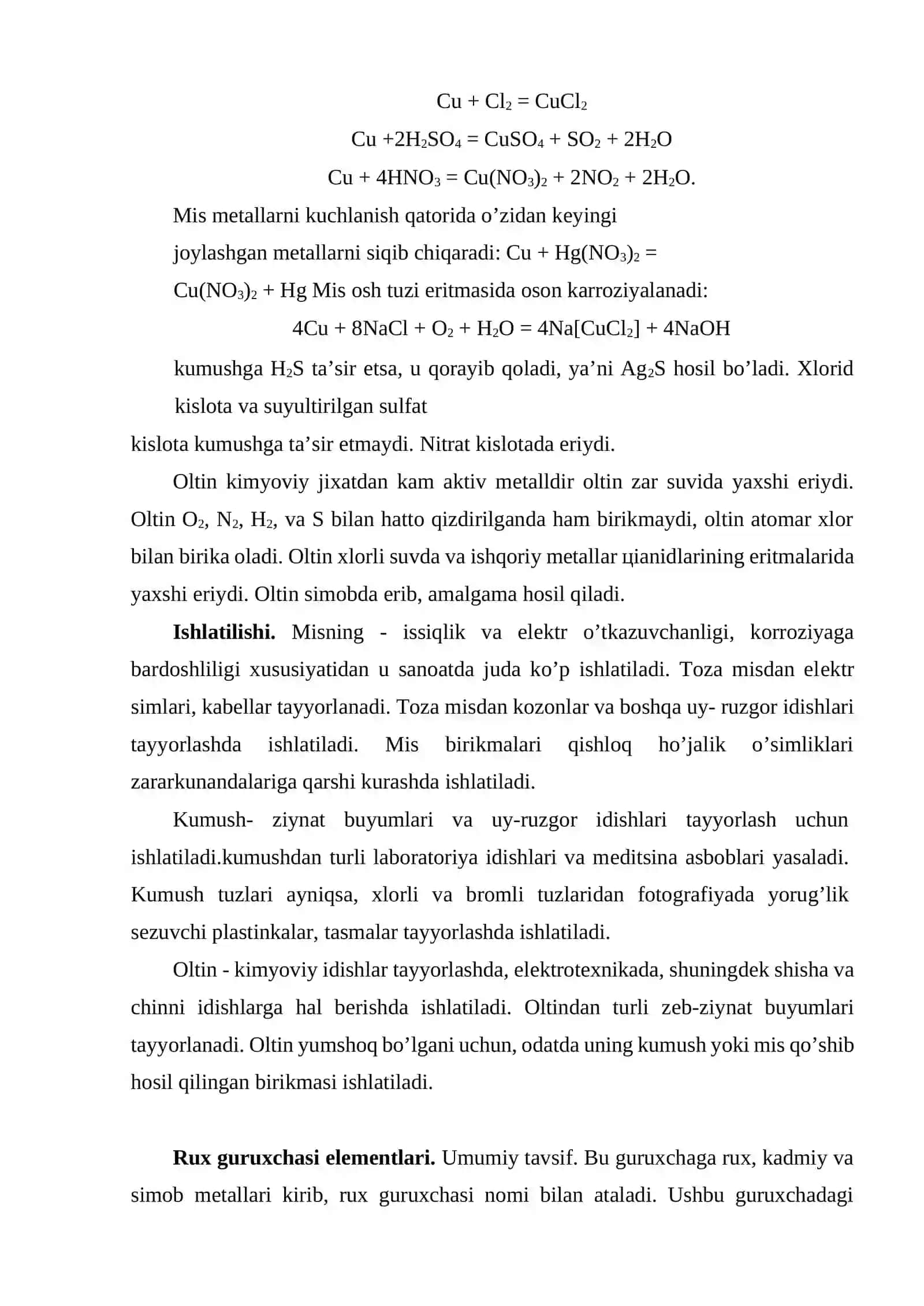 Qo’shimcha guruxcha elеmеntlari. d – elementlar 4