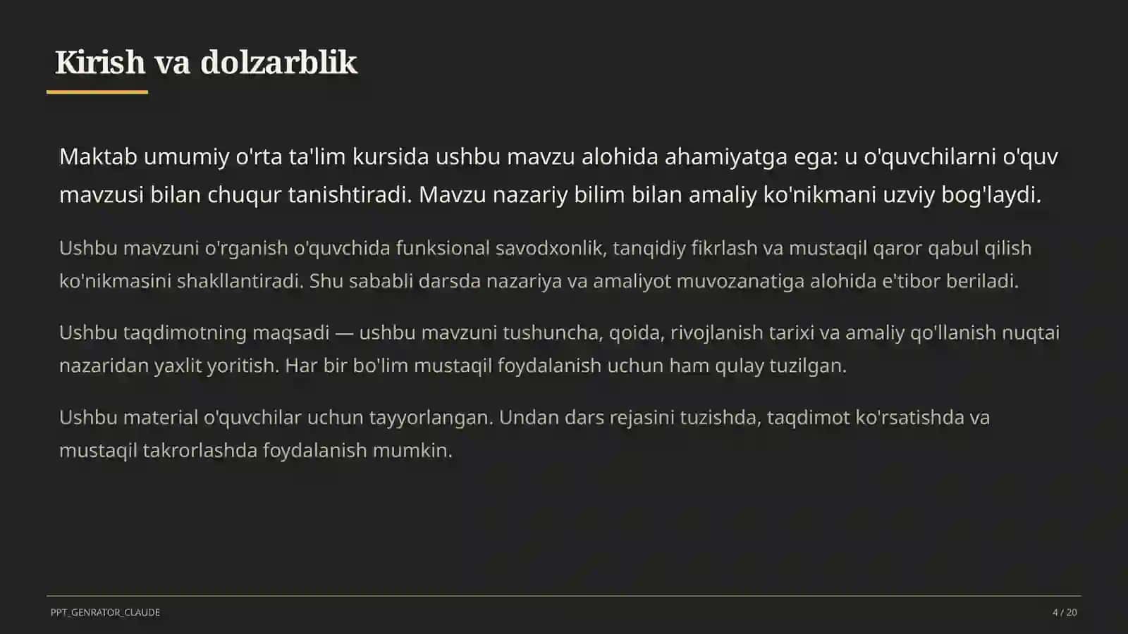 Dolzarb mavzular 4