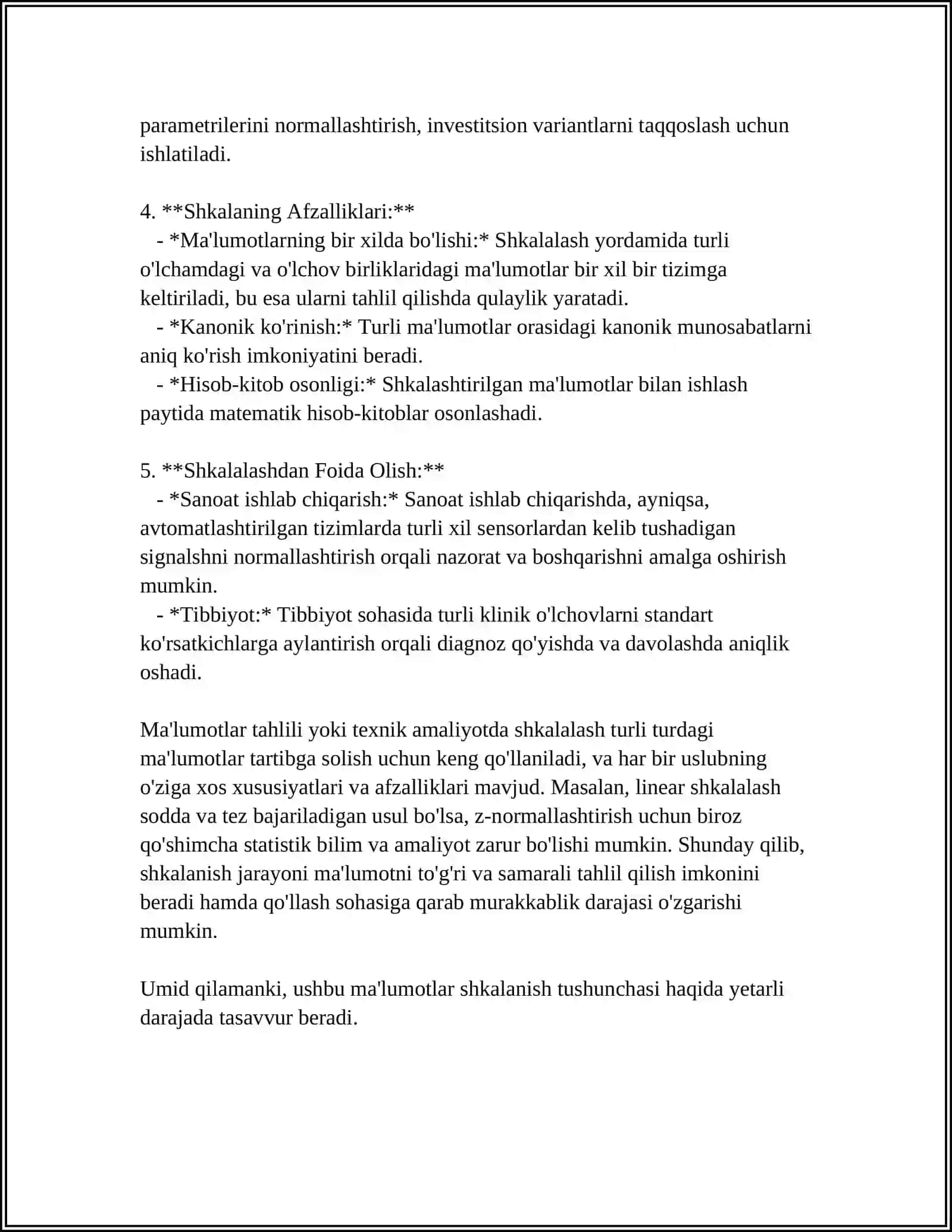 SHKASLANISH ASOSLARI 4