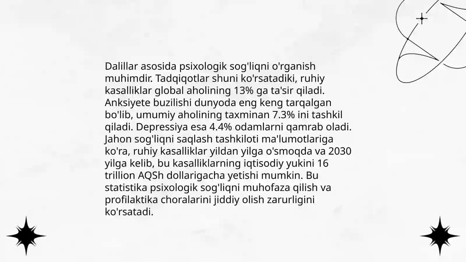 Dalillar va o'z-o'zini boshqarish 4