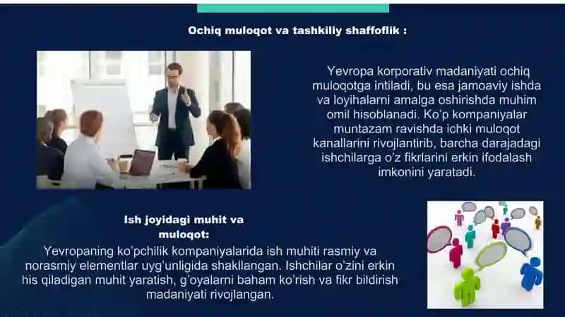 Yevropa korporativ madaniyati 4