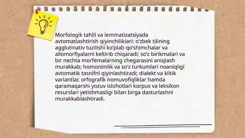 Oʻzbek tilshunosligida kompyuter lingvistikasi va uning amaliyotga tatbiq etilishidagi muammolar 4