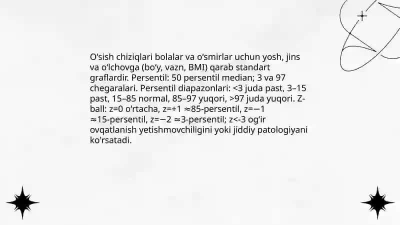 Bolalar va oʻsmirlar jismoniy rivojlanishini baholash 4