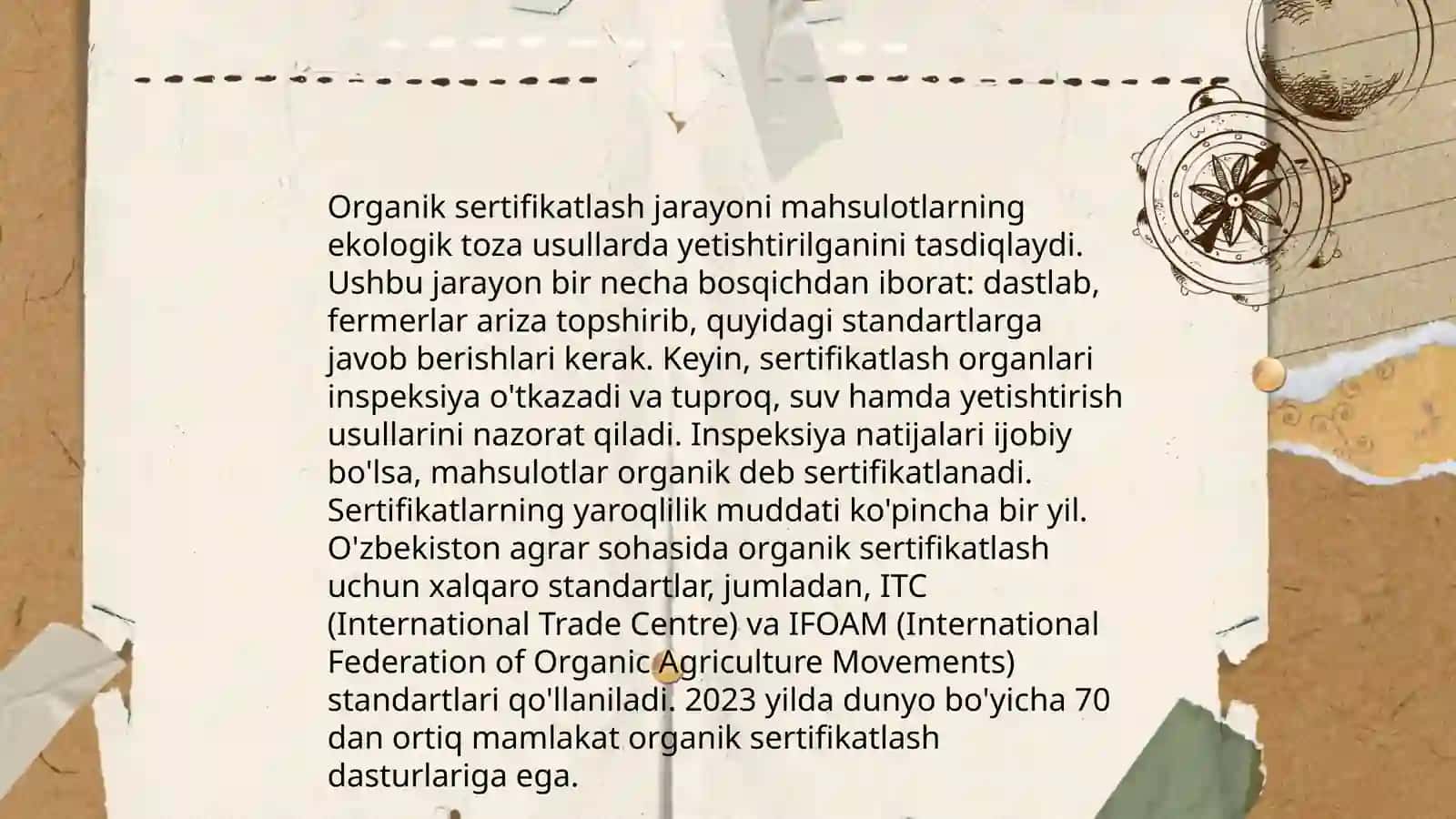 Ekologik toza qishloq ho'jaligi mahsulotlarini yetishtirish 4