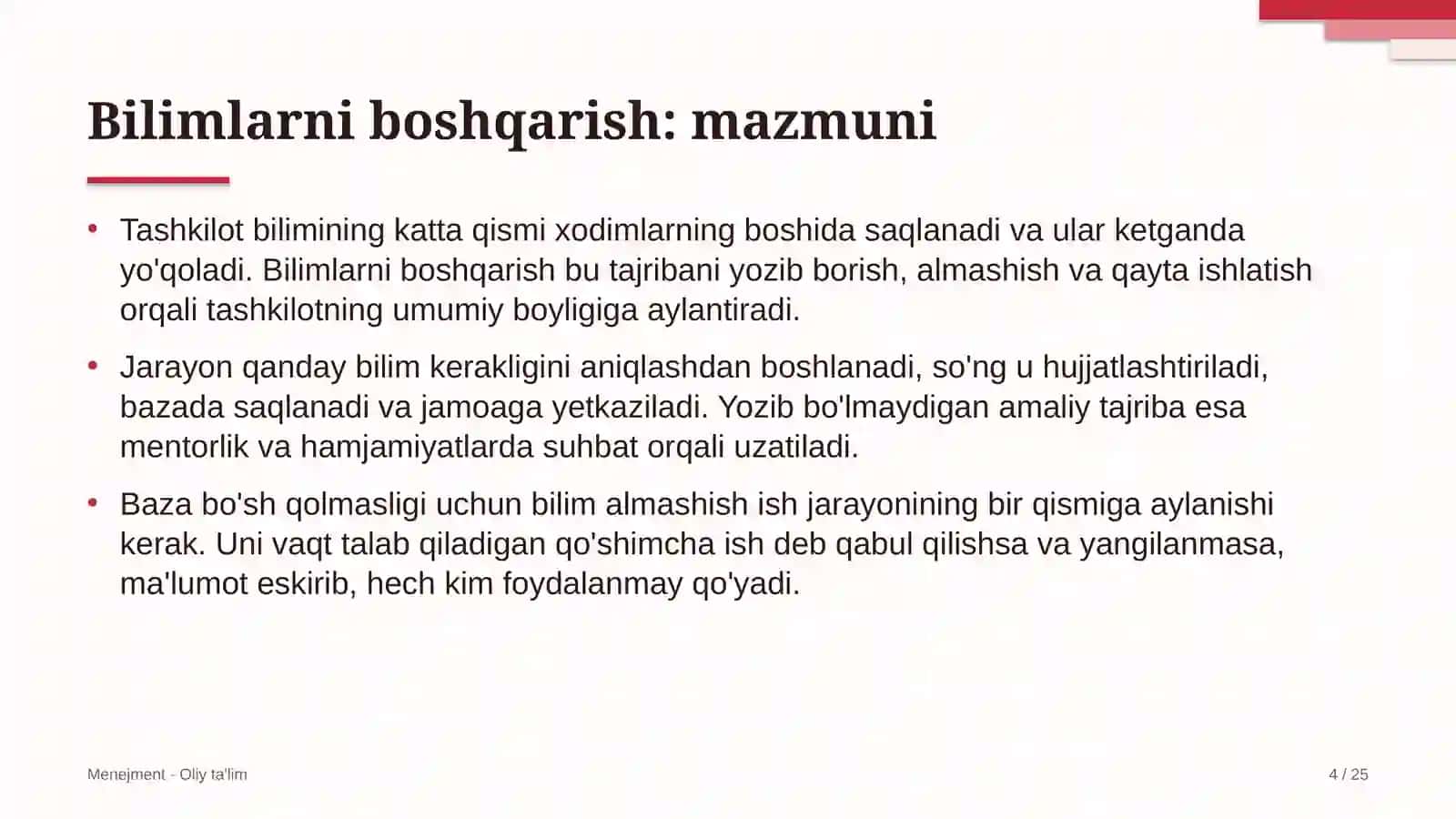 Ijtimoiy himoya tizimida bilimlarni boshqarish 4