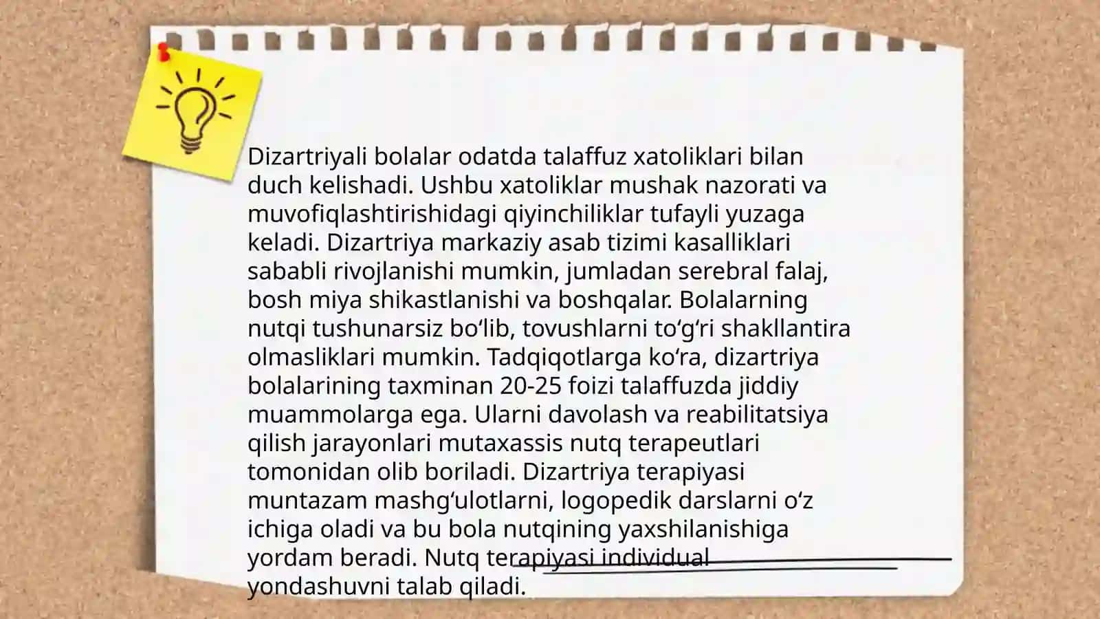 Dizartriyali bolalarda artikulatsiya buzilishlari 4