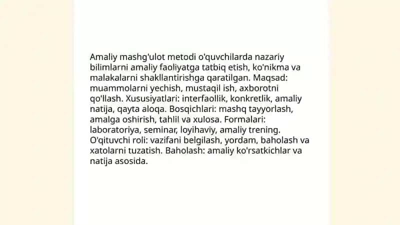 Ma'ruza Metodi 4