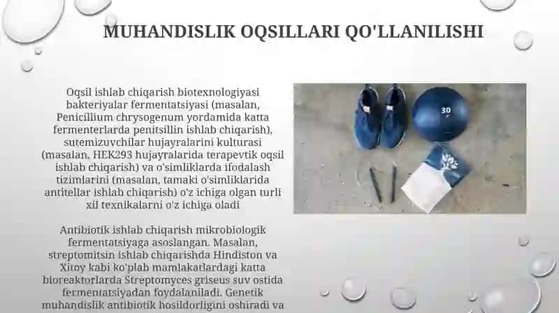 Oqsil va antibiotiklar ishlab chiqarish biotexnologiyasi 4