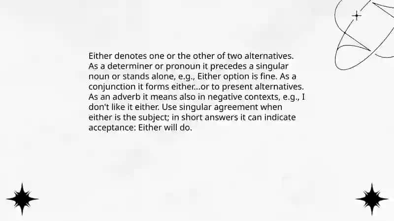 Meaning and basic use of both 4