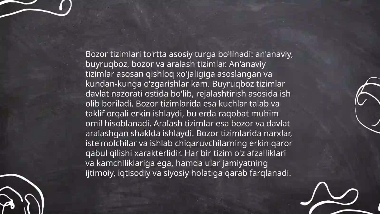 Bozor iqtisodiyotining asosiy tamoyillari 4