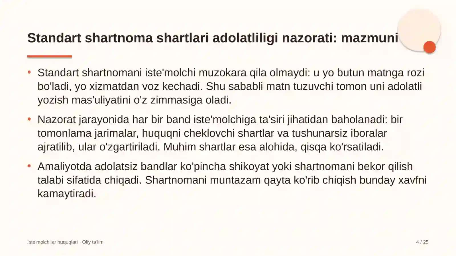 tashqi reklama sohasida standart shartnoma shartlarining adolatliligini nazorat qilish 5901 4