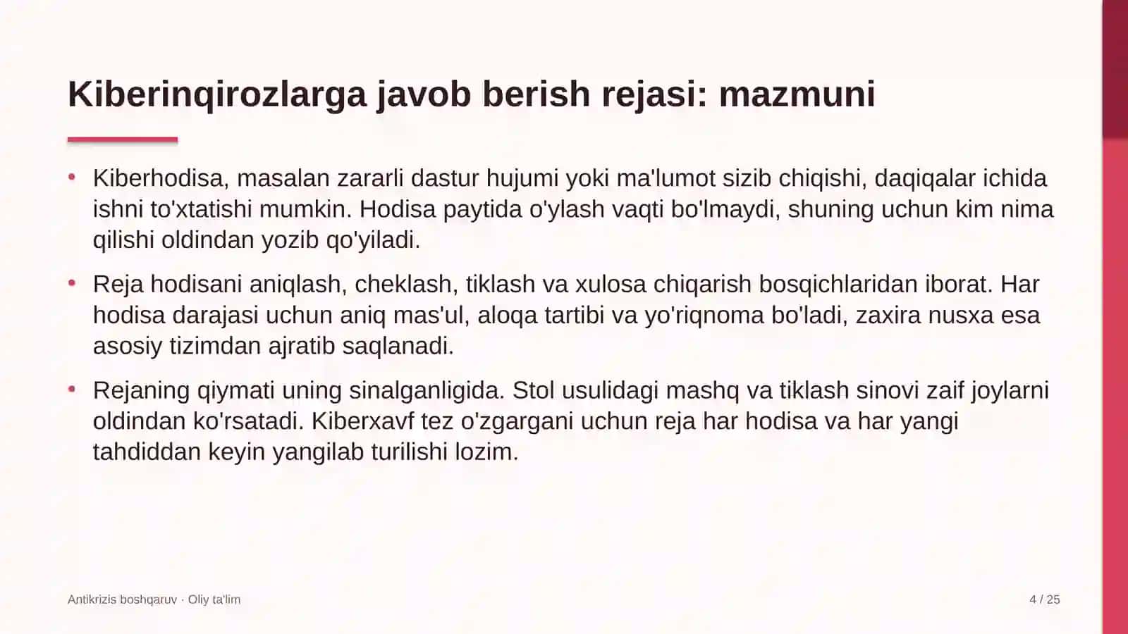 maxsus maktab internatlarda kiberinqirozlarga javob berish rejasi 6832 4