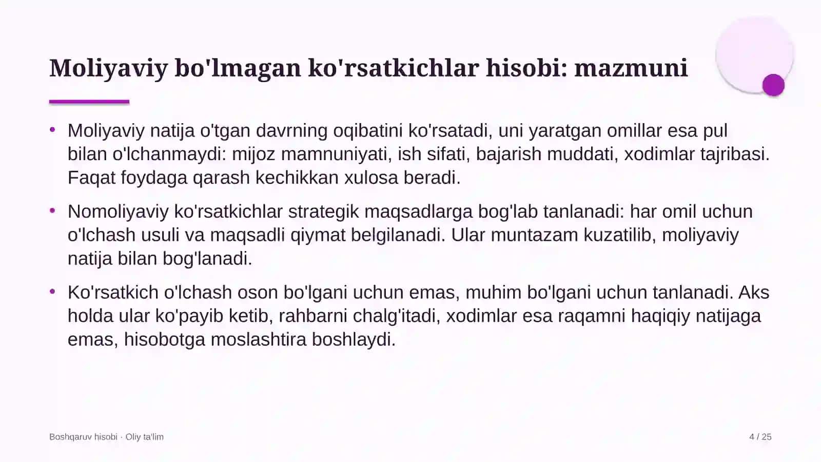 bolalar o'smirlar sport maktablarida moliyaviy bo'lmagan ko'rsatkichlarni hisobga olish 6694 4