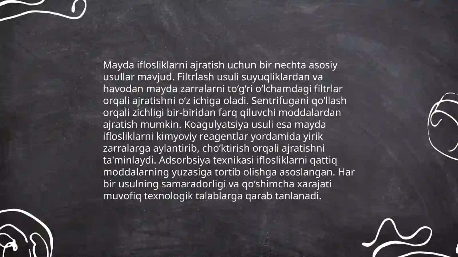 Chigitli paxtani mayda va yirik iflosliklardan tozalash 4