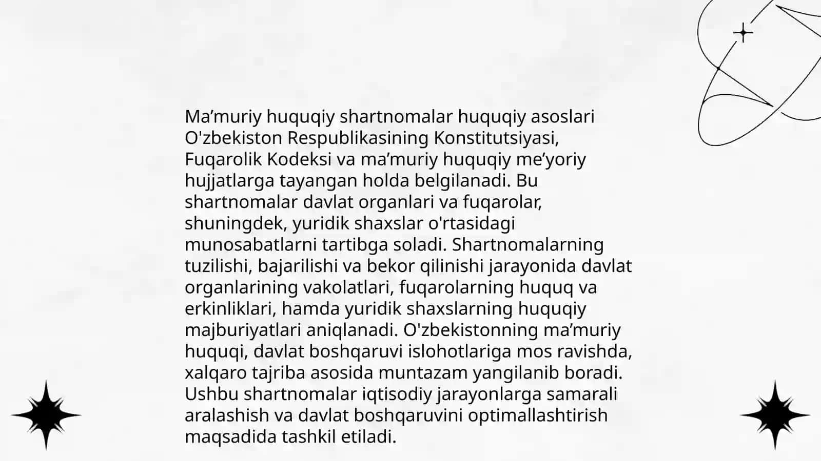 Ma'muriy huquqiy shartnomalar tushunchasi 4