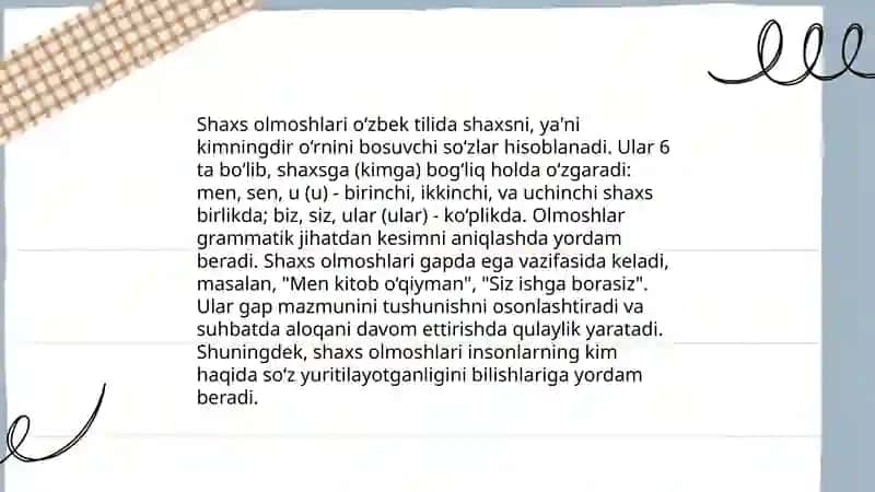 Olmosh so'z turkumini o'rgatishda ta'limiy o'yinlardan foydalanish 4