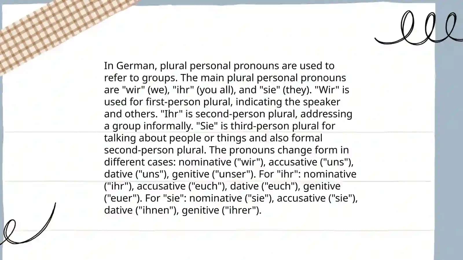 Personalpronomen 4