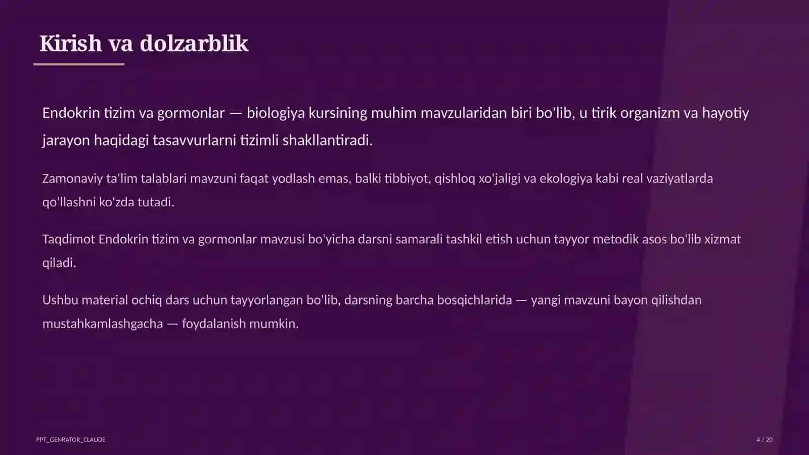 Endokrin tizim va gormonlar (8-sinf) 4
