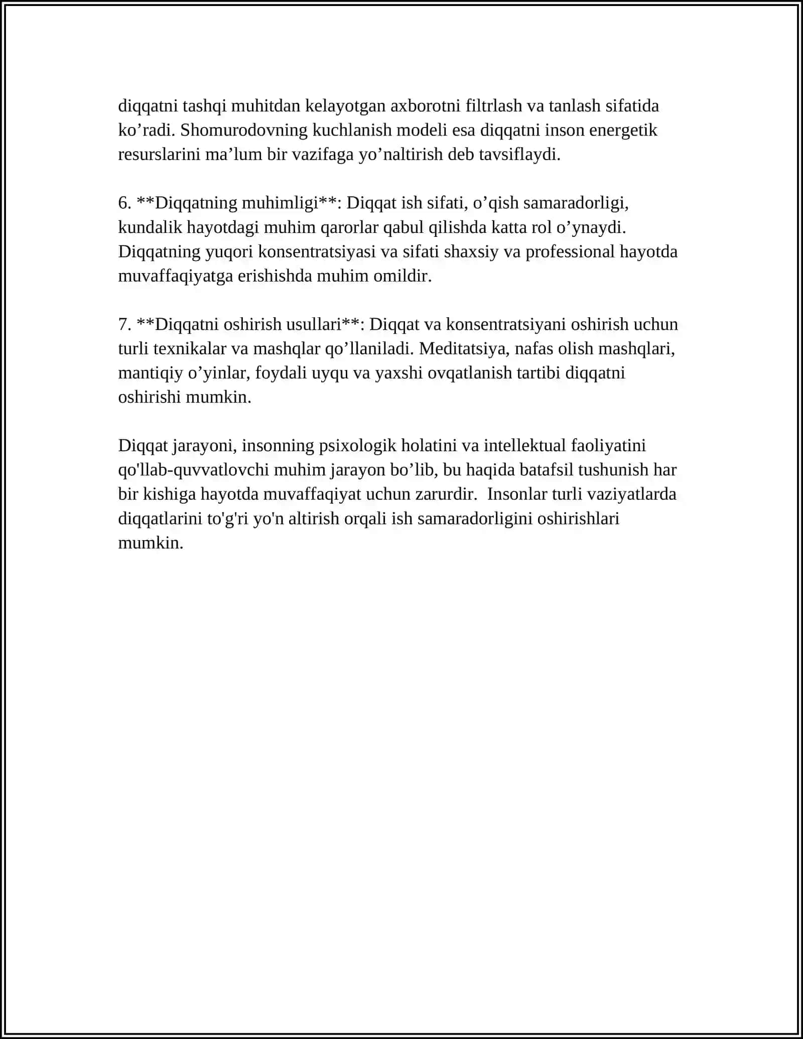 KOGNETIV JARAYONLARNI SHAKLLANISHI 4