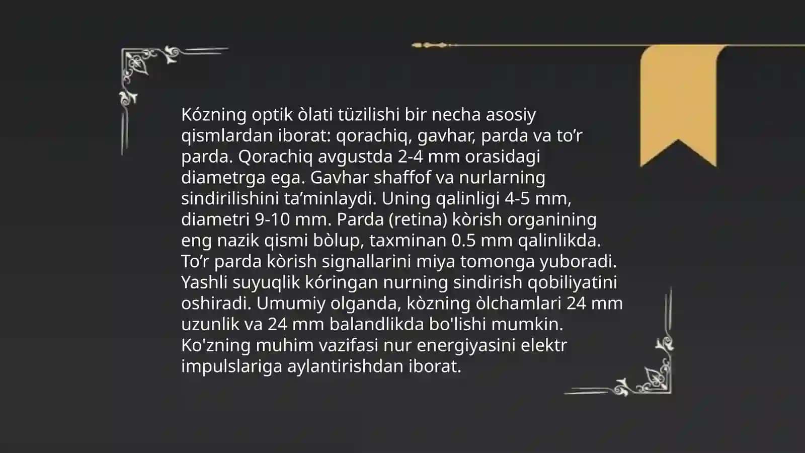 Köruv analizatori 4