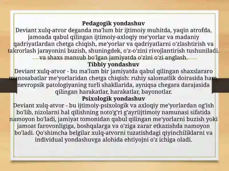 Deviant xulqli o'smirlar bilan ijtimoiy-pedagogik faoliyat 4