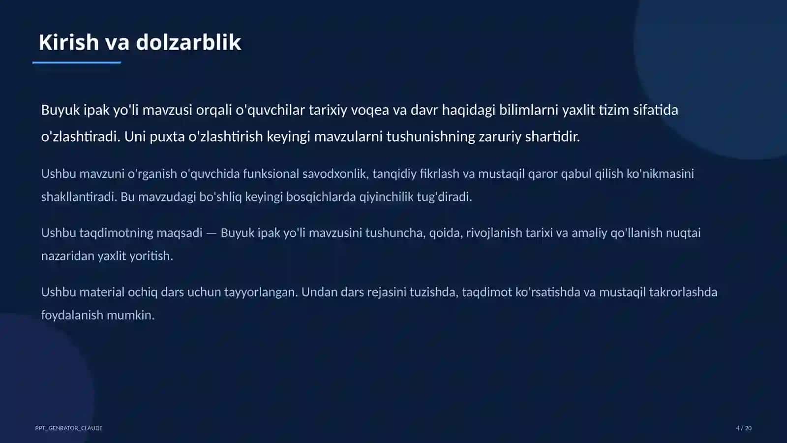 Buyuk ipak yo'li (5-sinf) 4