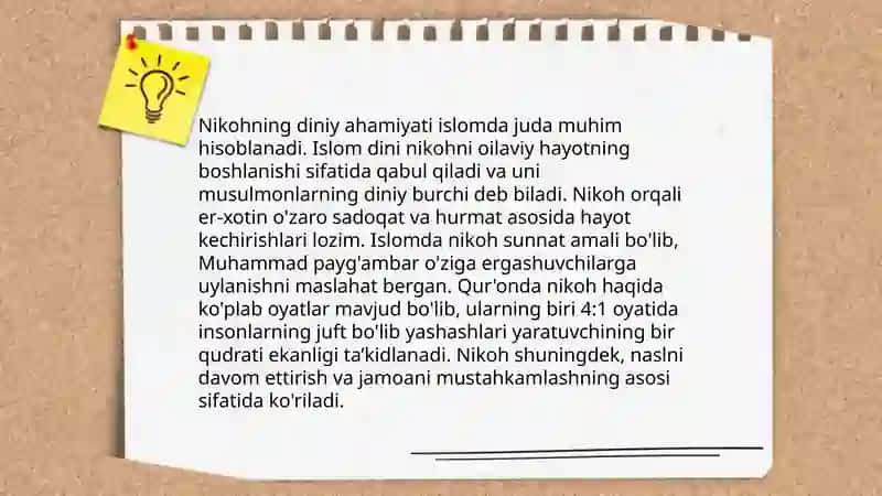 Shayx Muxammad Sodiq Muhammad Yusufning Baxtiyor oila asarida islom qadriyatlarining talqini 4