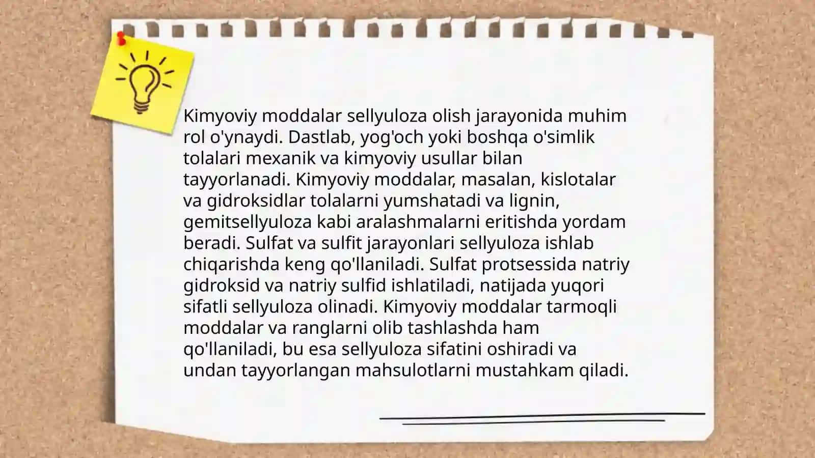 sellyuloza olish usuli 4