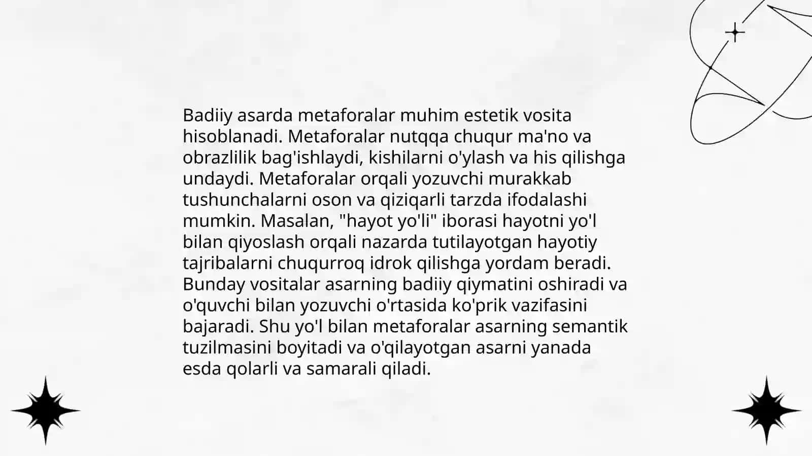 Badiy asar tilini xususiyatlari 4