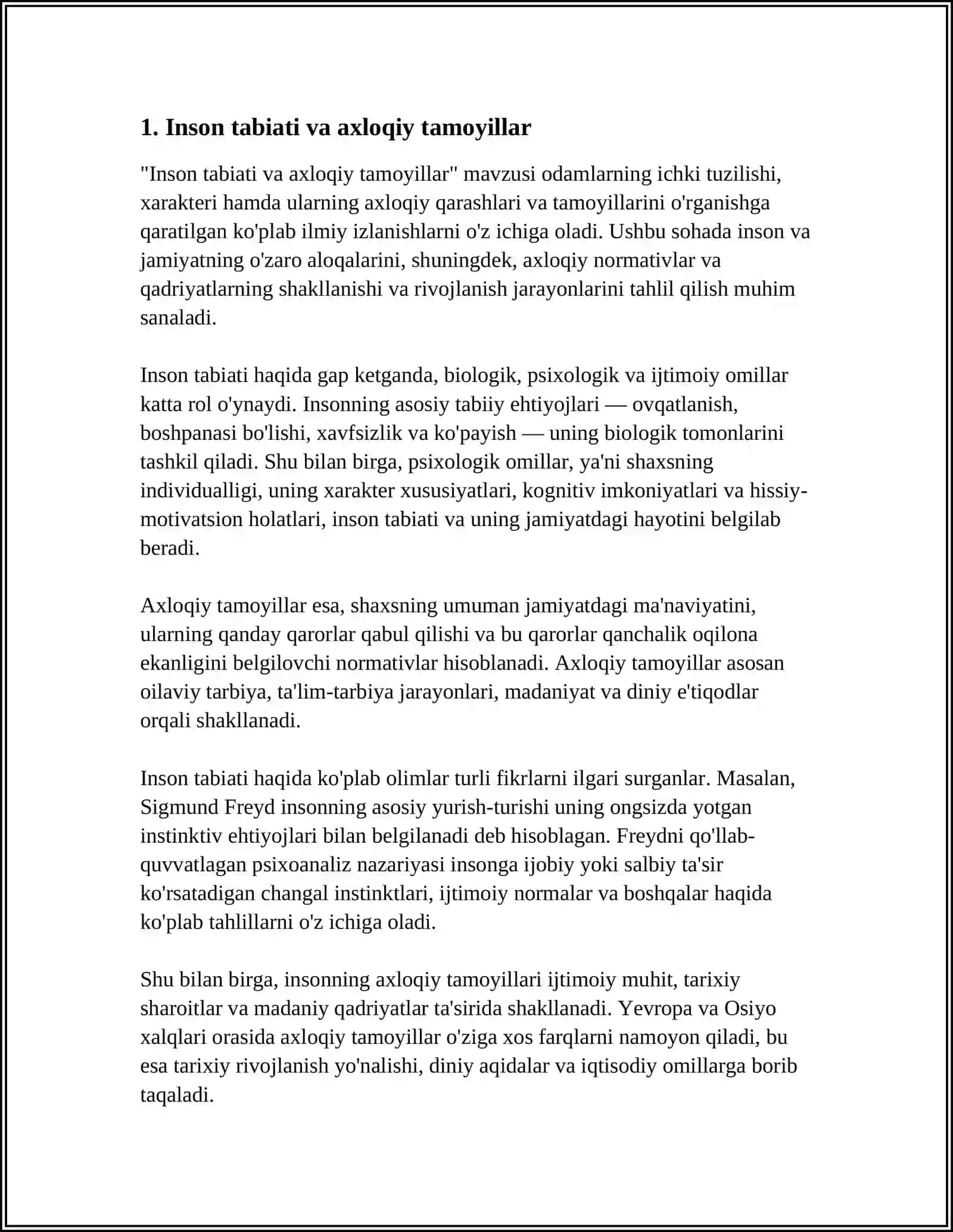 ABDULLA AVLONIYNING TURKIY GULISTON YOXUD AXLOQ ASARINI VA ARASTUNING AXLOQI KABIR ASARINI FALSAFIY KATEGORIYALARGA VA TAMOYILLARGA BOʻLIB TAHLIL QILISH 4