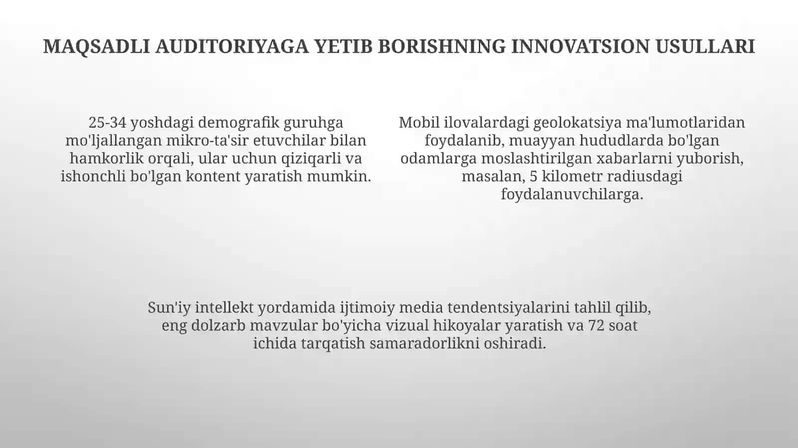 Missionerlik targ’iboti uslub va vositalarning zamonaviylashuv 4
