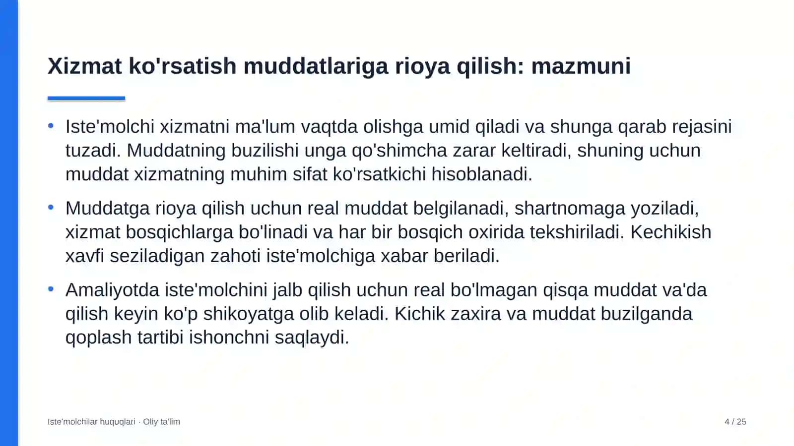 maishiy xizmat ko'rsatish uylarida xizmat ko'rsatish muddatlariga rioya qilishni ta'minlash 9777 4