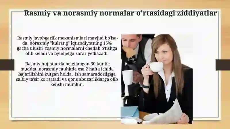 Normalar muvofiqlashtirish 4