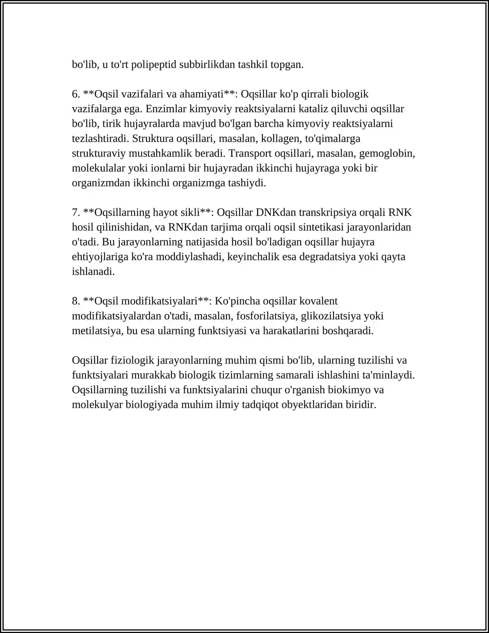 Oqsillar 4