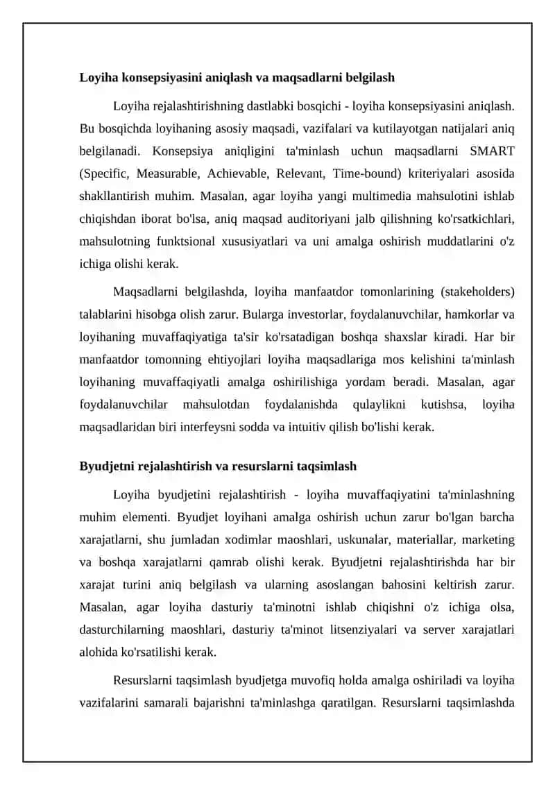 MEDIA LOYIHANI ISHLAB CHIQISH VA TAQDIM ETISH 4