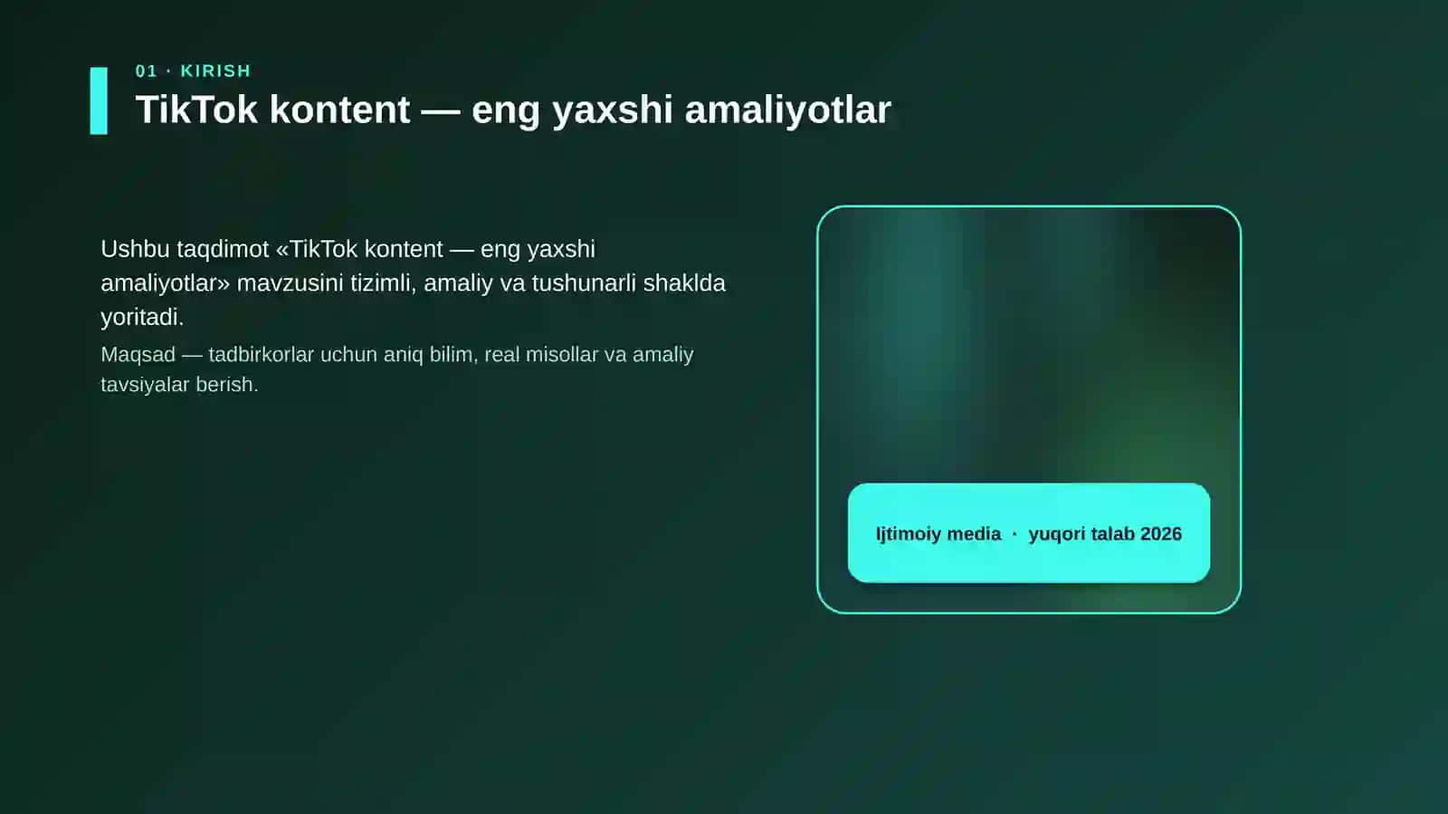 TikTok kontent — eng yaxshi amaliyotlar 4