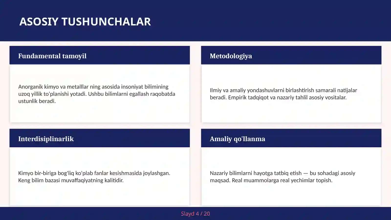 ANORGANIK KIMYO VA METALLAR 4
