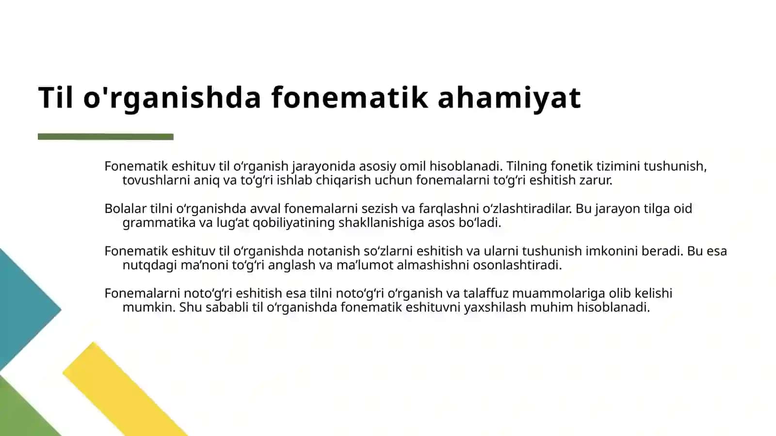 FONEMATIK ESHITUVNI SHAKLLANTIRISH METODLARI 4