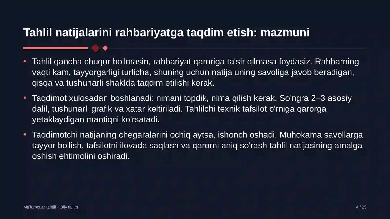 o'yin ishlab chiqish studiyalarida tahlil natijalarini rahbariyatga taqdim etish 7275 4