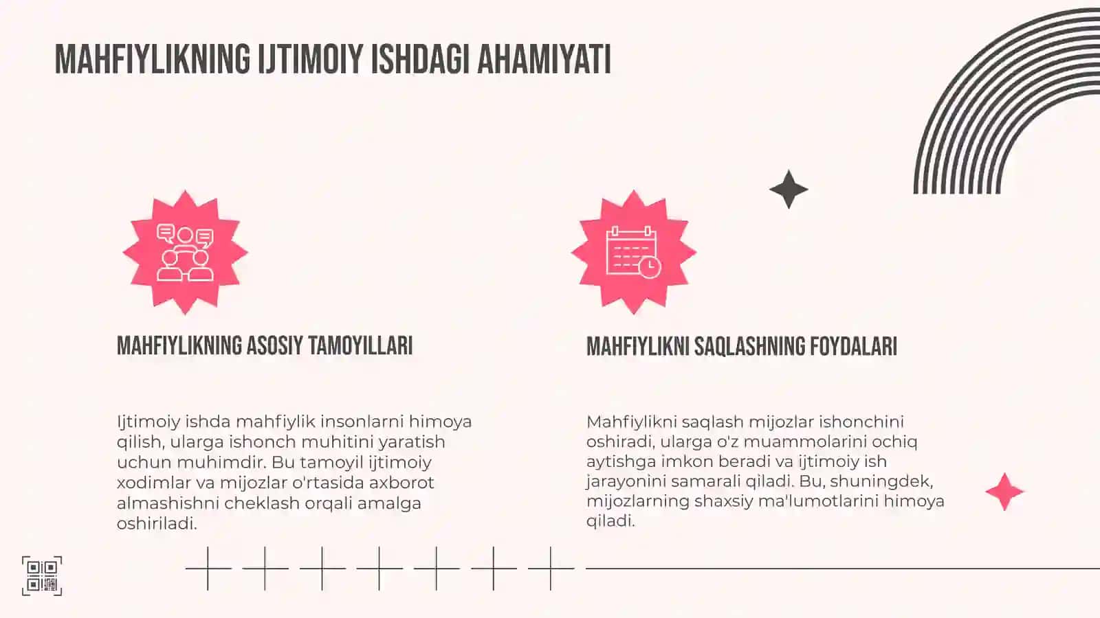 Ijtimoiy ishda sir saqlash prinspi 4