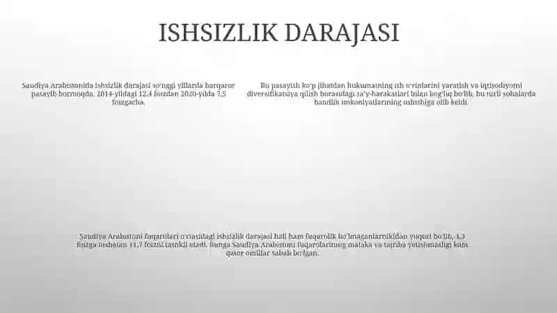 Saudiya Arabistonining Makroiqtisodiy KoʻRsatkichlari Tahlili 4