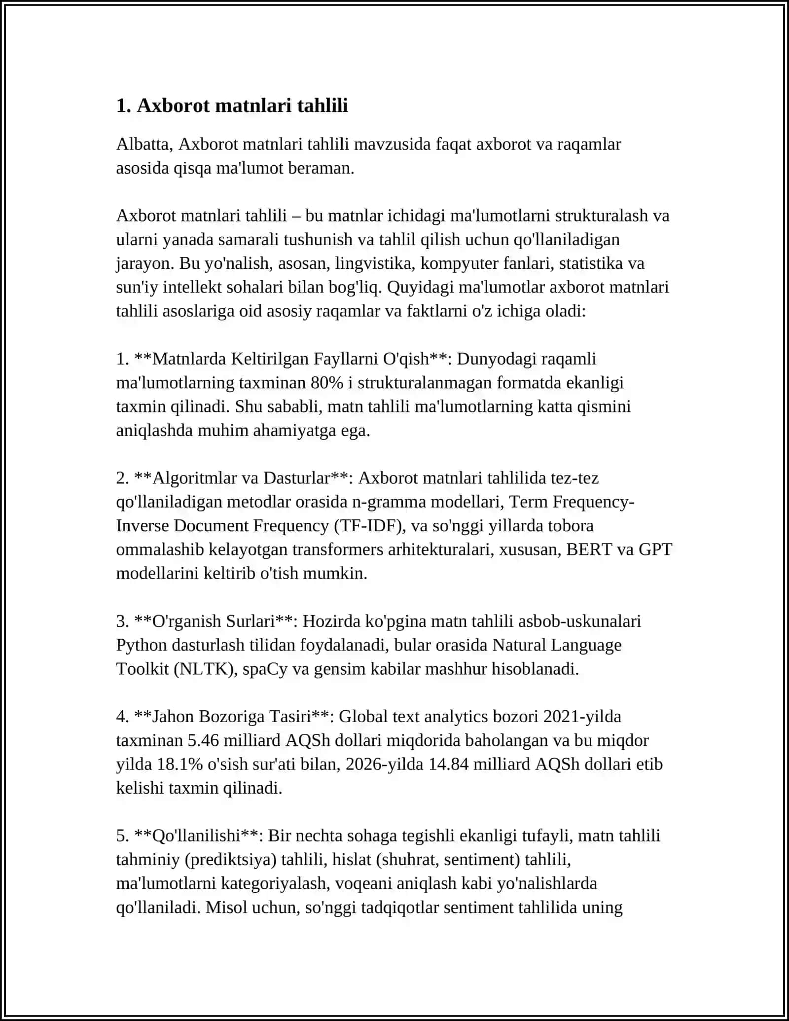 AXBOROT MATNLAR BILAN ISHLASH VA MEDIA MADANIYAT.BMTNING "BOLA HUQUQLARI TO'G'RISIDAGI KONVENSIYASI" 4