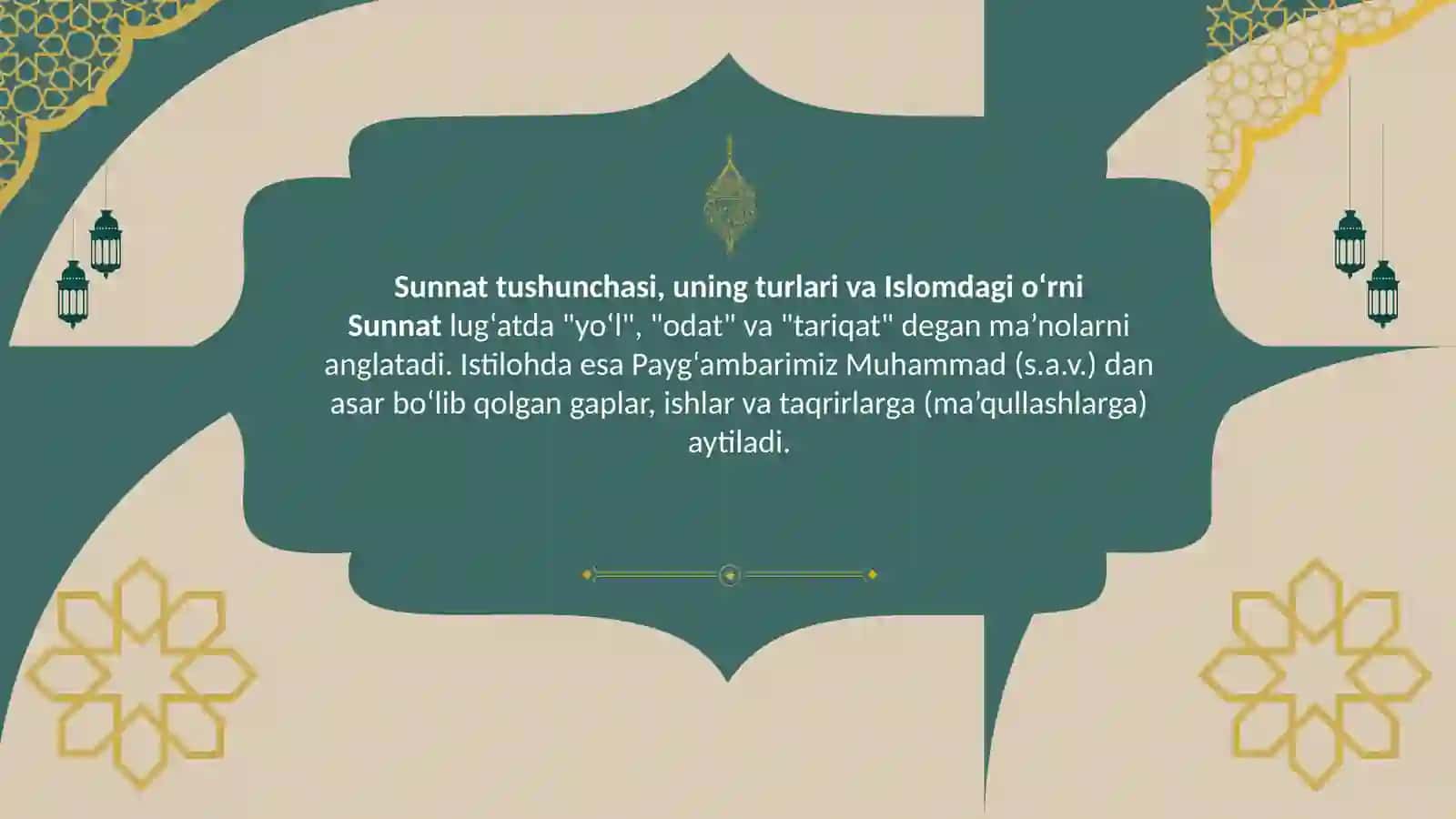 Sunnat 4