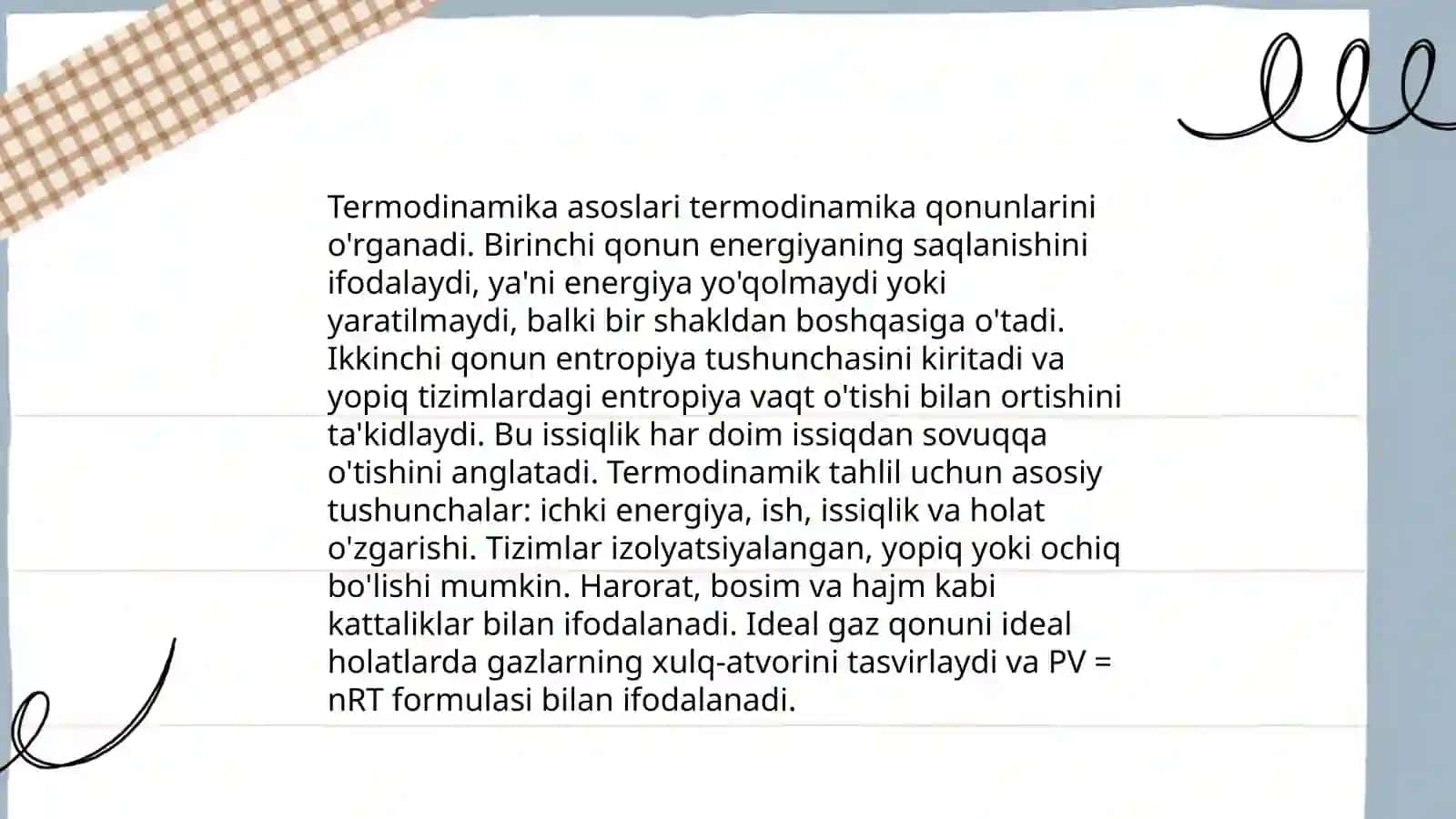 Jarayon issiqlik effektining xatoratga bog'liqligi 4