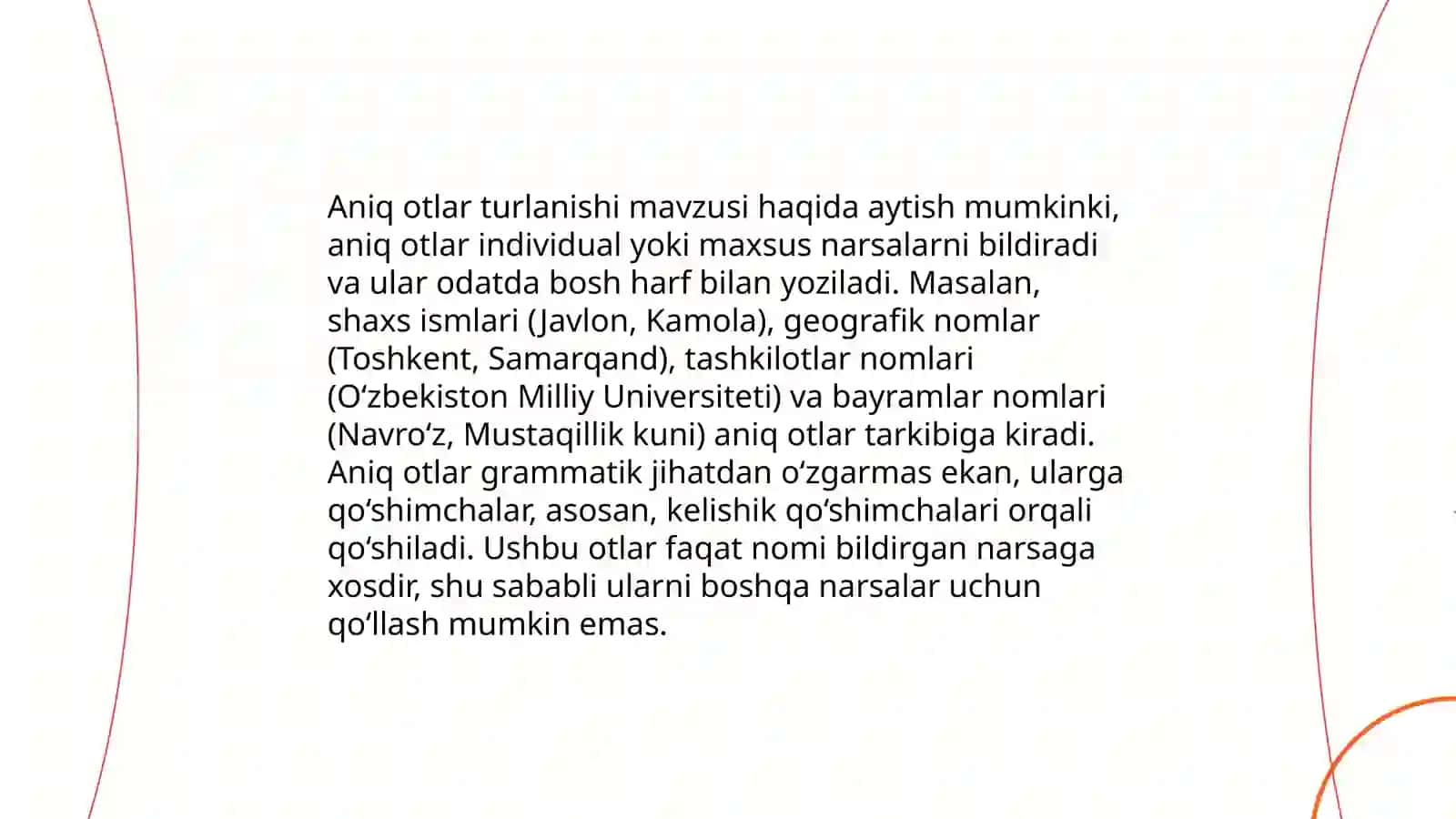 Otlarning 3-turlanishiga doir mashqlar ishlash 4