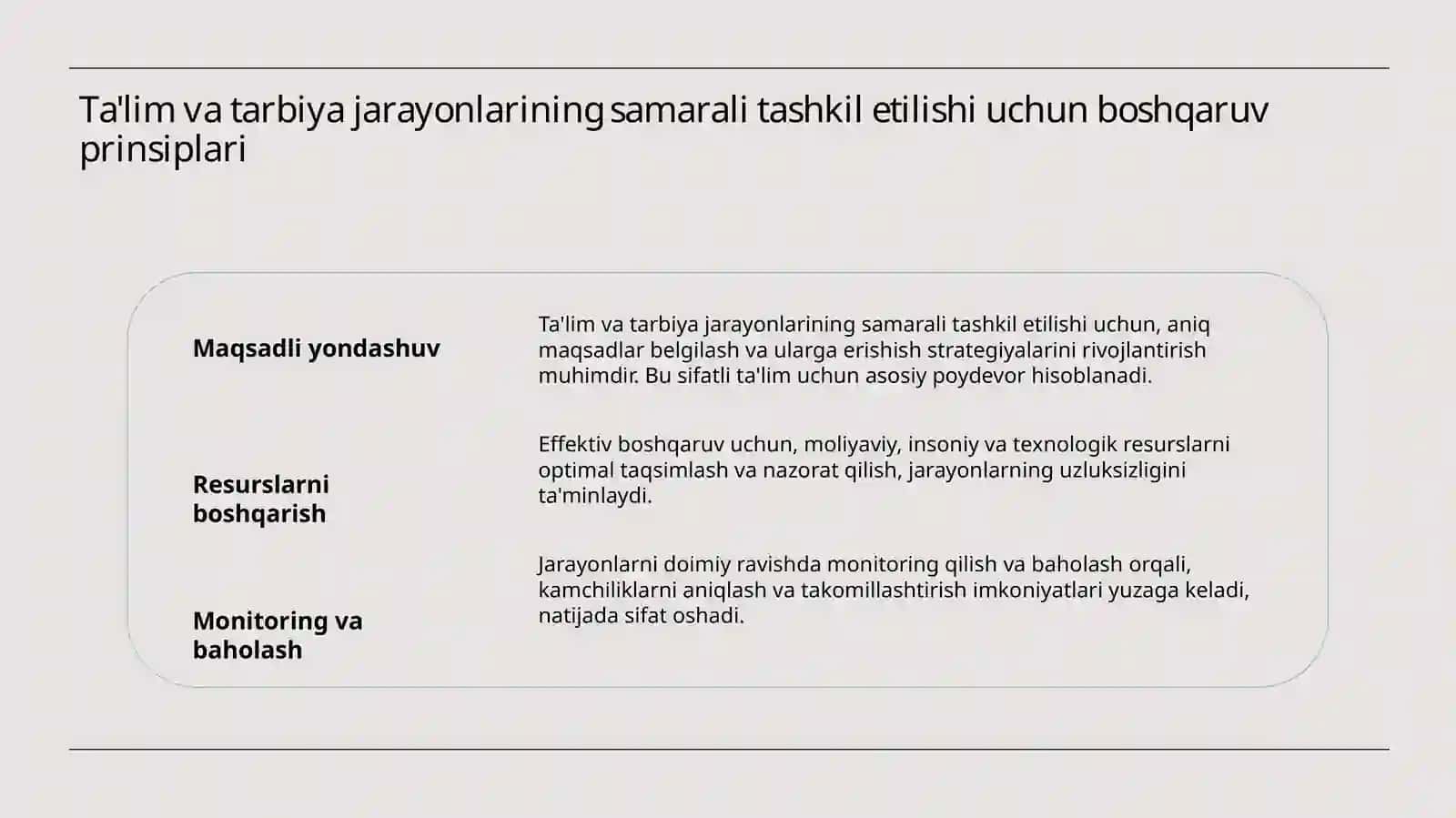 Oliyoʻquv-yurtioʻquv-tarbiya jarayonini boshqarish asoslari 4