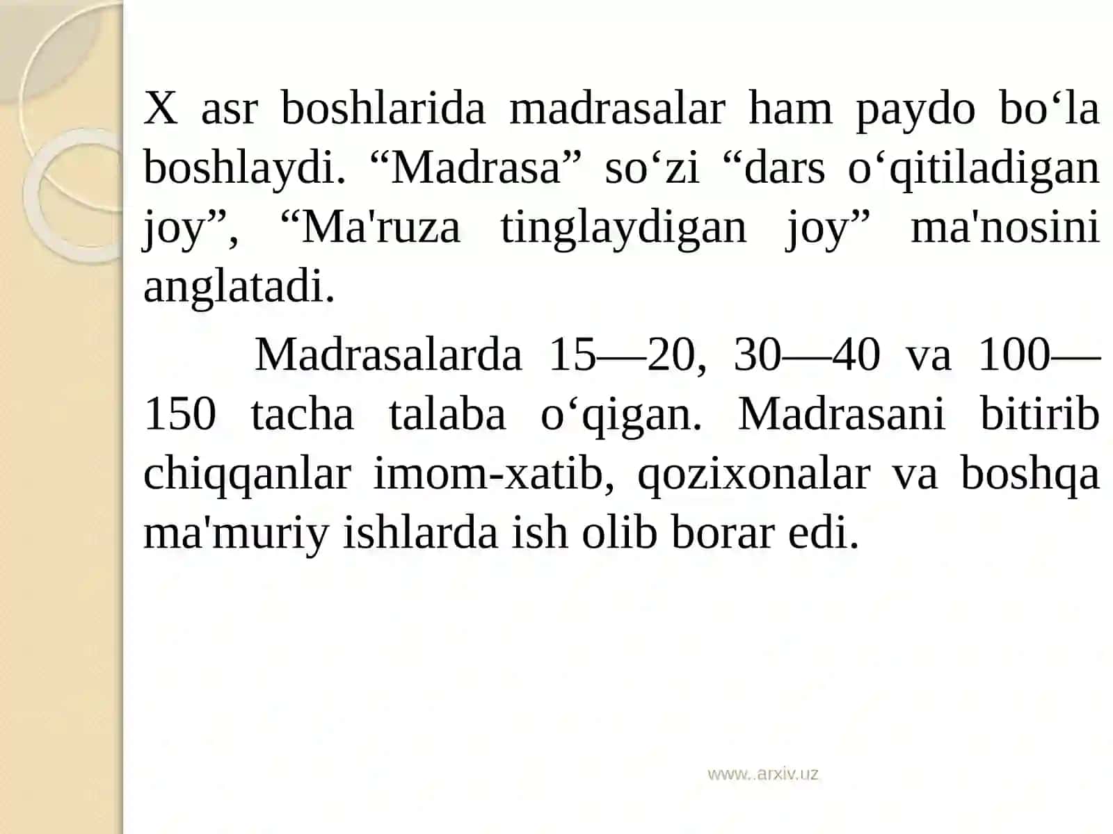 Ta'lim Va Tarbiya Tarixi 4