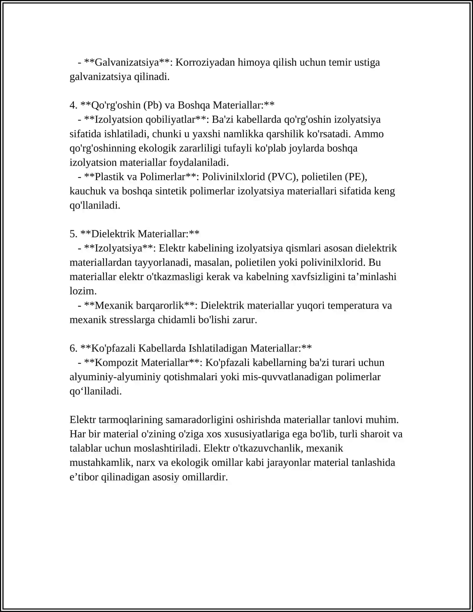 HIMOYA APPARATLARINING TAVSIFINI HISOBGA OLISH 4