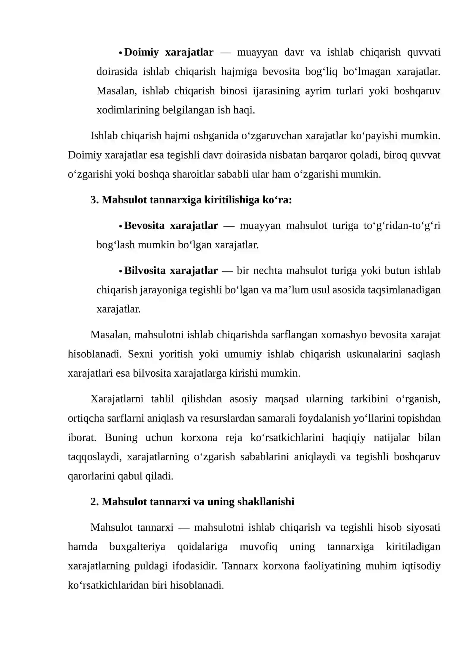 Korxona xarajatlari, tannarxi va foyda ko‘rsatkichlarining iqtisodiy tahlili 4