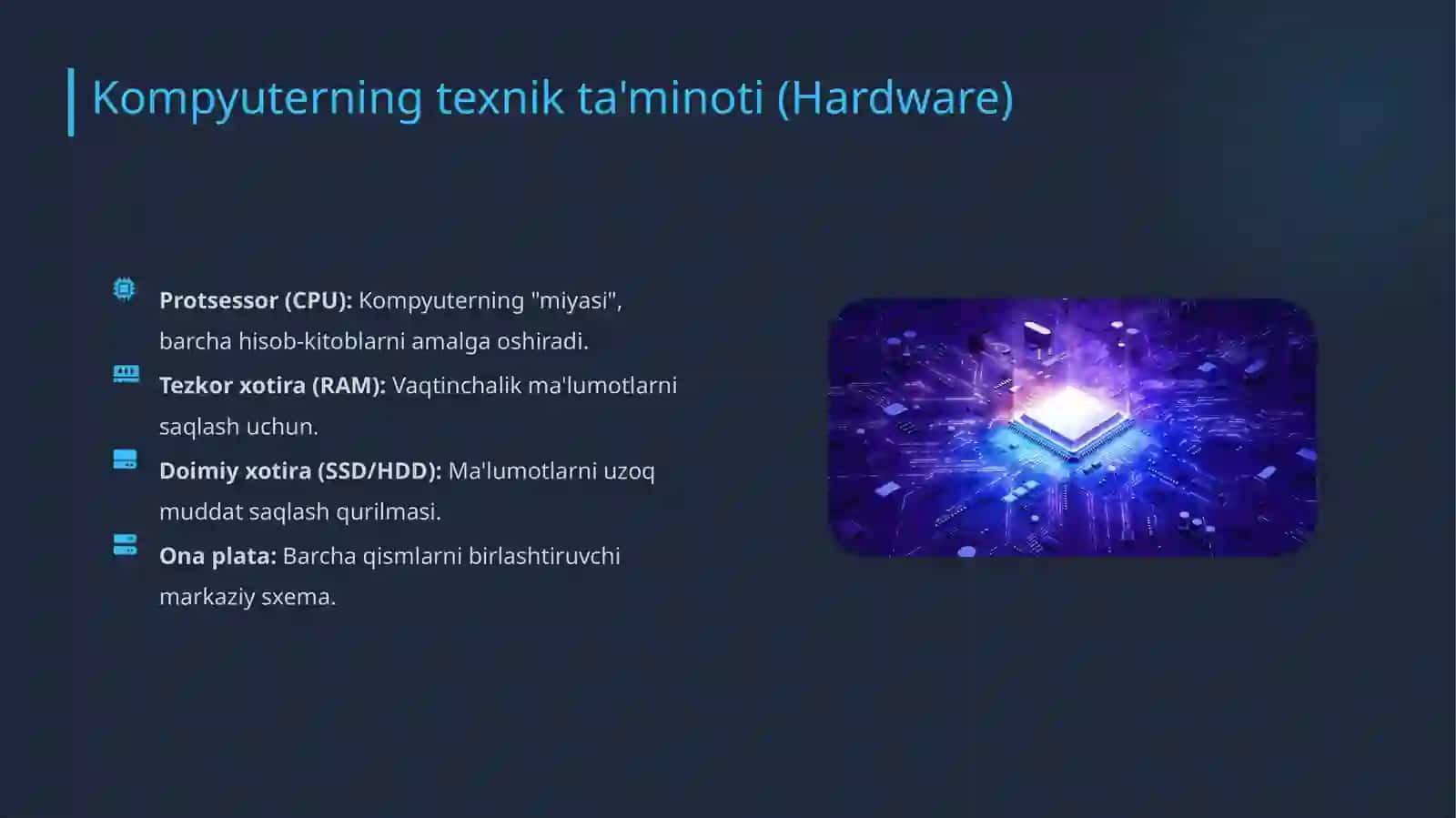 Informatika va raqamli texnologiyalar haqida 4